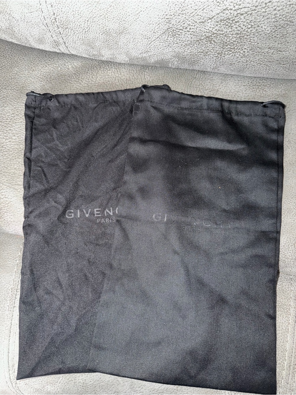 Givenchy Black Drawstring Dust Bags - Pair